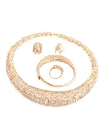 Gold Plated Necklace Set