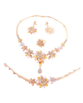 Gold Plated Necklace Set