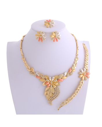 Gold Plated Necklace Set