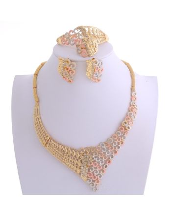 Gold Plated Necklace Set