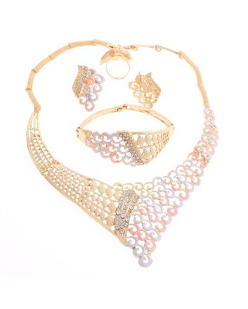 Gold Plated Necklace Set