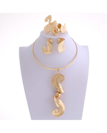 Gold Plated Necklace Set