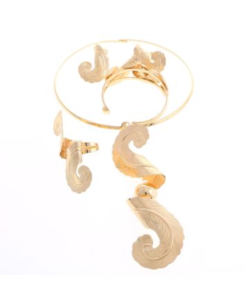Gold Plated Necklace Set
