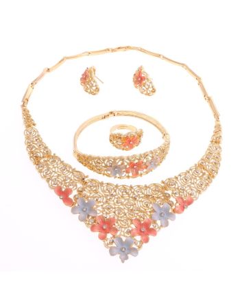 Gold Plated Necklace Set