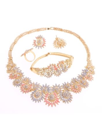 Gold Plated Necklace Set