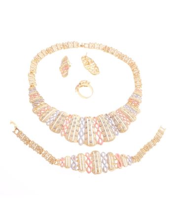 Gold Plated Necklace Set