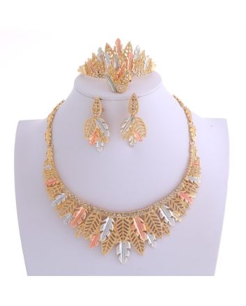Gold Plated Necklace Set