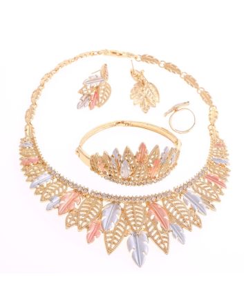 Gold Plated Necklace Set