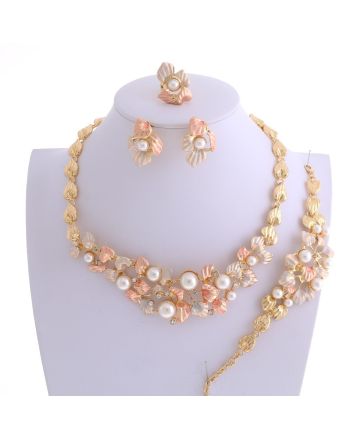 Gold Plated Necklace Set