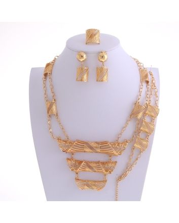 Gold Plated Necklace Set