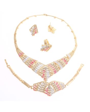 Gold Plated Necklace Set