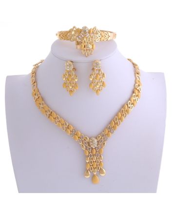 Gold Plated Necklace Set