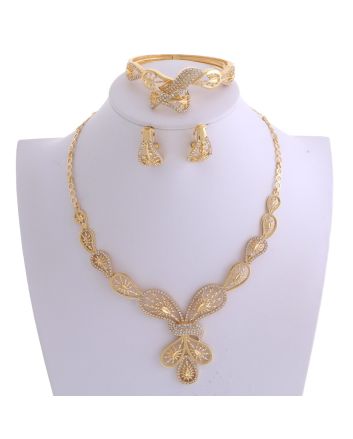 Gold Plated Necklace Set