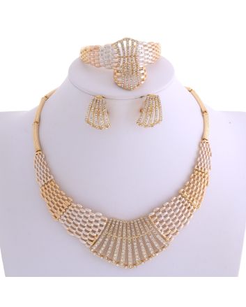 Gold Plated Necklace Set