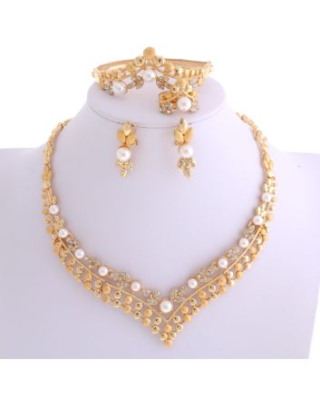 Gold Plated Necklace Set