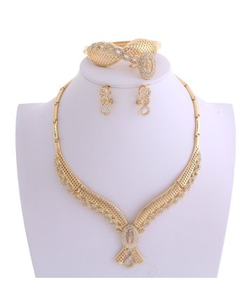 Gold Plated Necklace Set