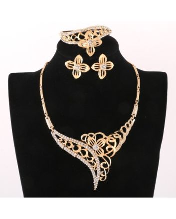 Gold Plated Necklace Set