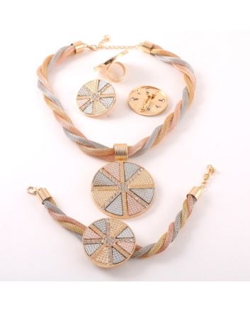 Gold Plated Necklace Set