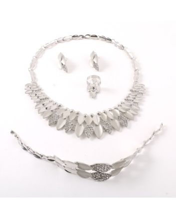 Silver Plated Necklace Set