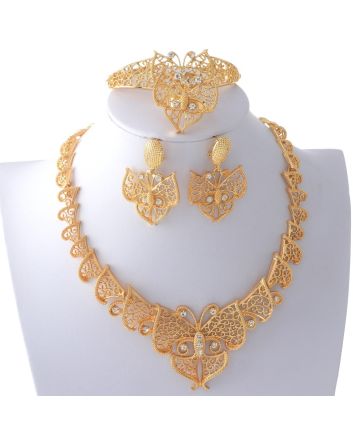 Gold Plated Necklace Set