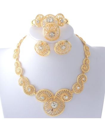 Gold Plated Necklace Set