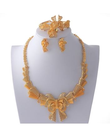 Gold Plated Necklace Set