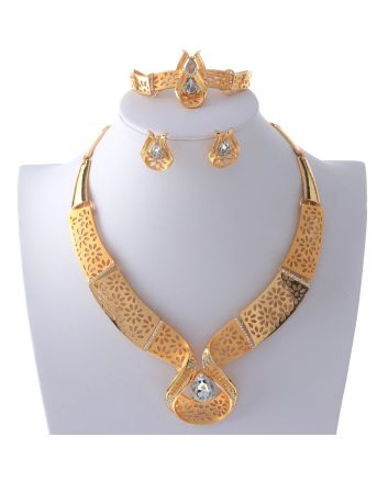 Gold Plated Necklace Set