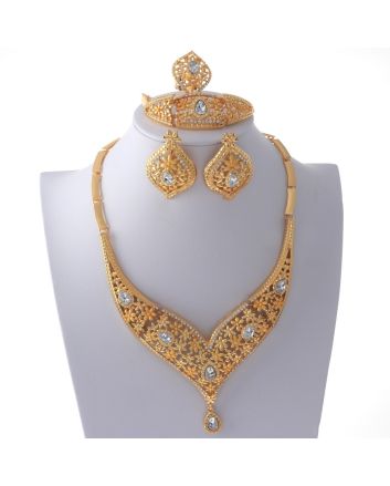 Gold Plated Necklace Set