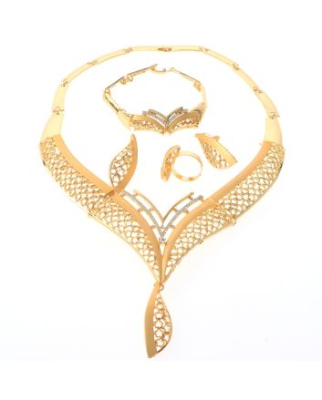 Gold Plated Necklace Set