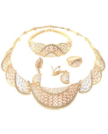 Gold Plated Necklace Set