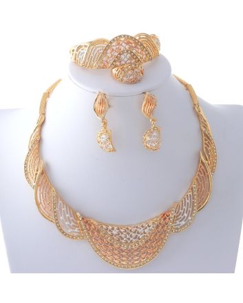 Gold Plated Necklace Set