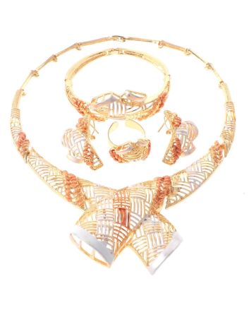 Gold Plated Necklace Set