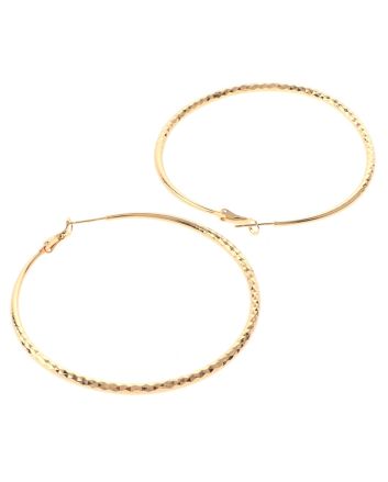 Gold Plated Hoop Earrings