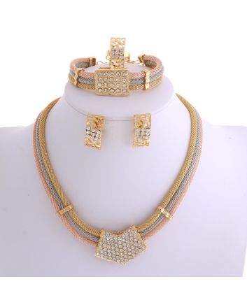 Gold Plated Necklace Set