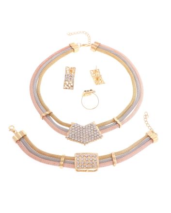 Gold Plated Necklace Set