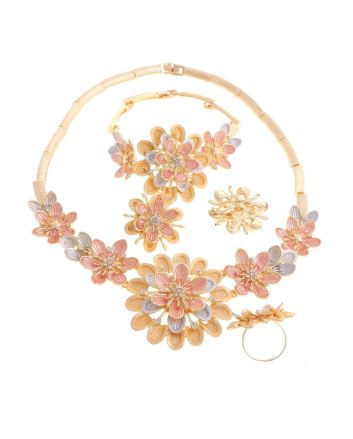 Gold Plated Necklace Set