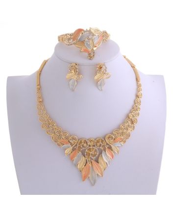 Gold Plated Necklace Set