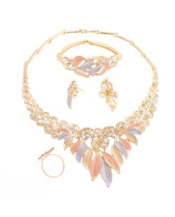 Gold Plated Necklace Set