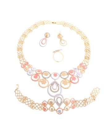 Gold Plated Necklace Set