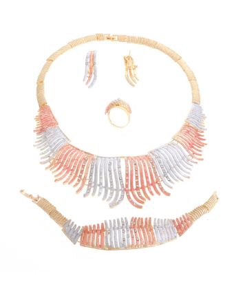 Gold Plated Necklace Set