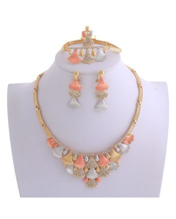 Gold Plated Necklace Set