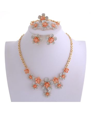Gold Plated Necklace Set