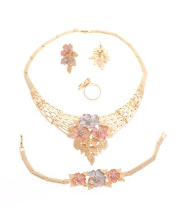 Gold Plated Necklace Set