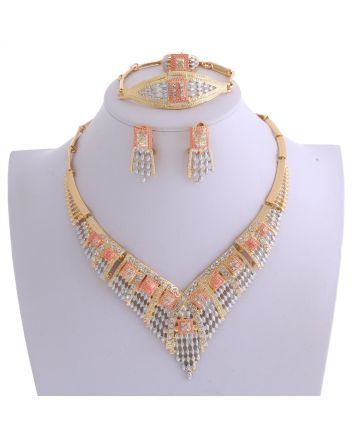 Gold Plated Necklace Set