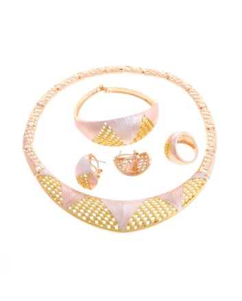 Gold Plated Necklace Set
