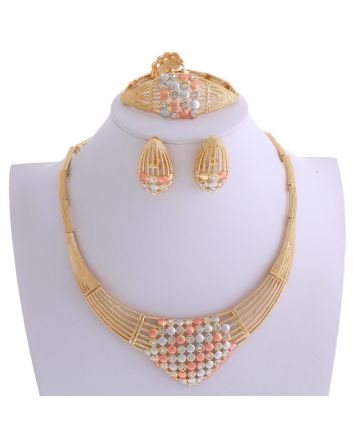 Gold Plated Necklace Set