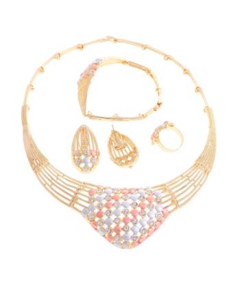 Gold Plated Necklace Set