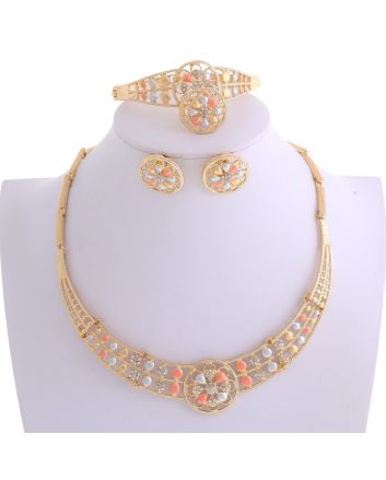 Gold Plated Necklace Set