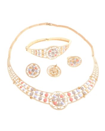 Gold Plated Necklace Set