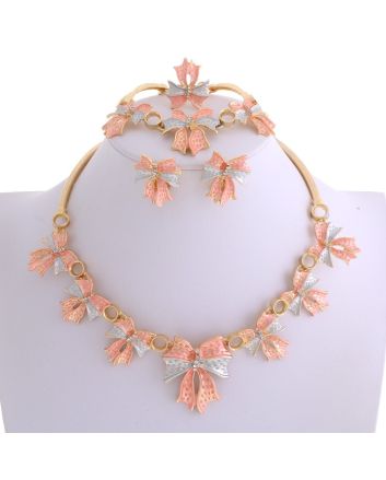 Gold Plated Necklace Set